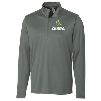 Clique® By Cutter & Buck® Men's Spin Half-Zip Pullover - Embroidered Personalization Available from Positive Promotions