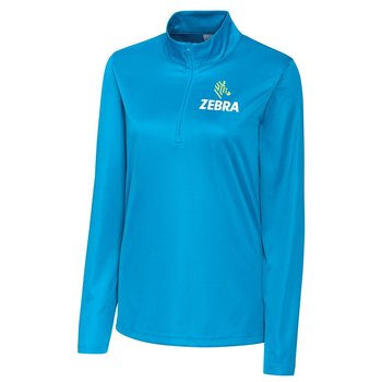 Clique® By Cutter & Buck® Women's Spin Half-Zip Pullover - Embroidered Personalization Available from Positive Promotions