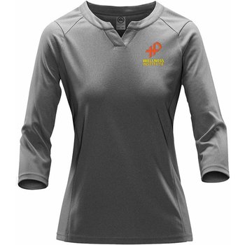 STORMTECH® Women's Mistral Heathered Tee - Embroidered Personalization Available from Positive Promotions