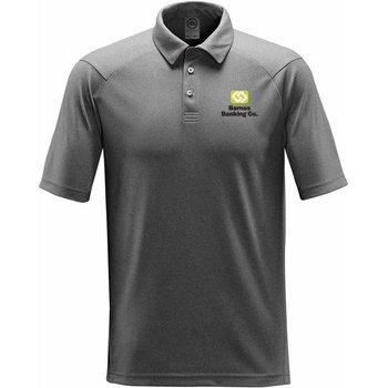STORMTECH® Men's Mistral Heathered Polo - Embroidered Personalization Available from Positive Promotions