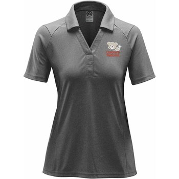 STORMTECH® Women's Mistral Heathered Polo Shirt - Embroidered Personalization Available from Positive Promotions