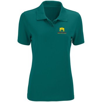 Vansport Women's Omega Solid Mesh Tech Polo - Personalization Available from Positive Promotions