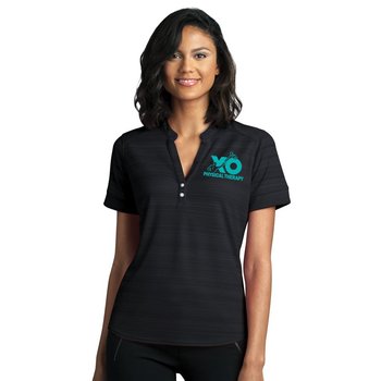 Vansport &reg; Women's Vantage Strata Textured Polo - Embroidery Personalization Available from Positive Promotions