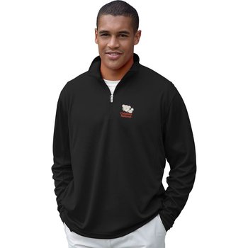 Vansport Men's Mesh 1/4-Zip Tech Pullover - Embroidered Personalization Available from Positive Promotions