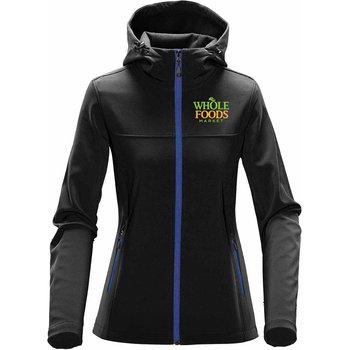 STORMTECH® Women's Orbiter Softshell Hoody- Embroidered Personalization Available from Positive Promotions