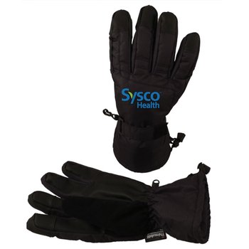 Men's Touchscreen Ski Gloves - Personalization Available from Positive Promotions