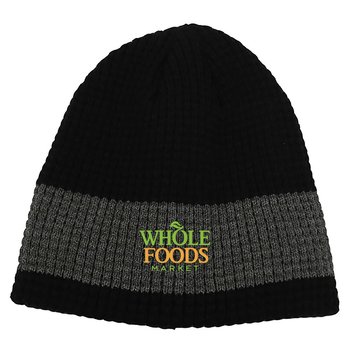 Big Bear Eco Beanie - Embroidered Personalization Available from Positive Promotions