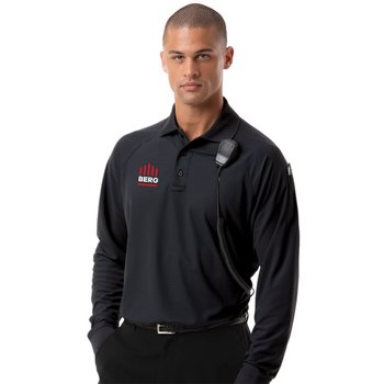 Blue Generation Unisex Long Sleeve Tactical Polo - Personalization Available from Positive Promotions