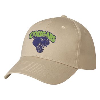 6 Panel Polyester Cap - Embroidered Personalization Available from Positive Promotions