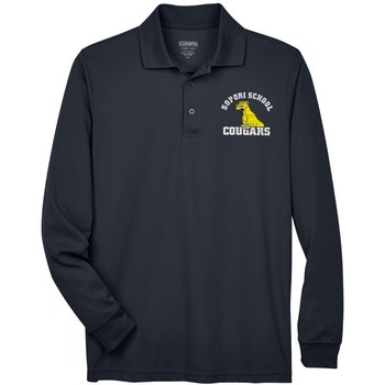 Core 365&trade; Men's Long-sleeve Pique Polo - Personalization Optional from Positive Promotions