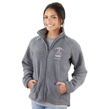 Respiratory Therapist Harriton® Women's Fleece Full-Zip Jacket - Embroidered Personalization Available from Positive Promotions