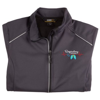 Respiratory Therapist Core 365 Women's Techno Lite Three-Layer Knit Tech-Shell Jacket - Embroidered Personalization Available from Positive Promotions