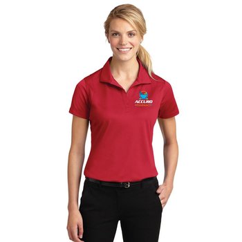 Sport-Tek® Women's Essential Wicking Micropiqué Performance Polo - Embroidered Personalization Available from Positive Promotions