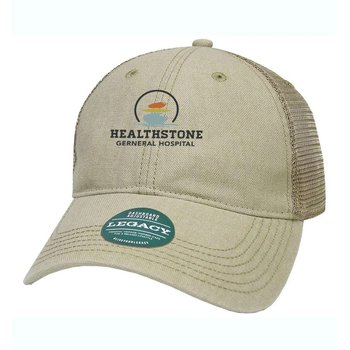 Legacy Dashboard Trucker Cap - Silkscreened Personalization Available from Positive Promotions
