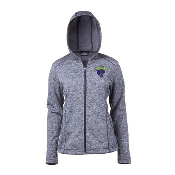 Fossa Apparel Women's Tephra Heather Hoodie Jacket -Embroidered Personalization Available from Positive Promotions