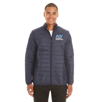 Core 365 Men's Prevail Packable Puffer Jacket - Embroidered Personalization Available from Positive Promotions