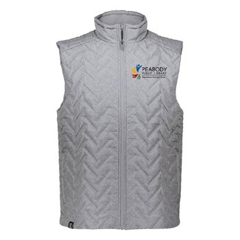 Eco Diamond Men's Quilted Hybrid Puffer Vest - Embroidered Personalization Available from Positive Promotions