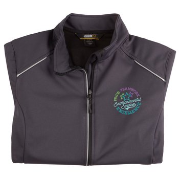 Core 365 Women's Three-Layer Knit Full-Zip Jacket - Embroidered Personalization Available from Positive Promotions