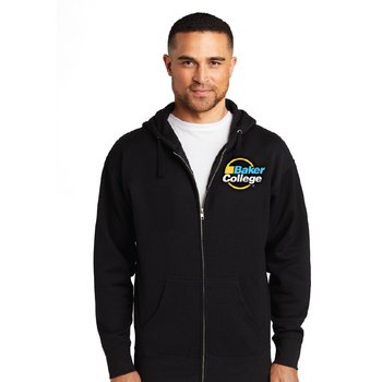 Positive Wear Unisex Signature Full-Zip Hoodie - Embroidered Personalization Available from Positive Promotions