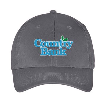 Essential Six Panel Twill Cap - Embroidered Personalization Available from Positive Promotions