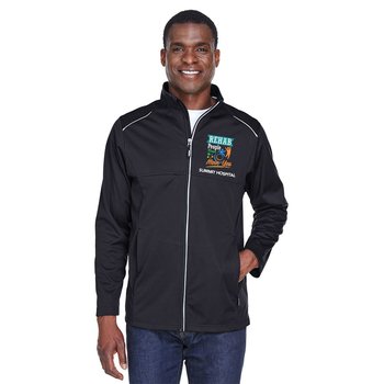Rehab & Physical Therapy Core 365® Men's Techno-Lite Three-Layer Knit Tech-Shell Jacket - Embroidered Personalization Available from Positive Promotions