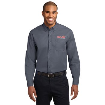 Port Authority &reg; Extended Size Long Sleeve Easy Care Shirt - Embroidered Personalization Available from Positive Promotions