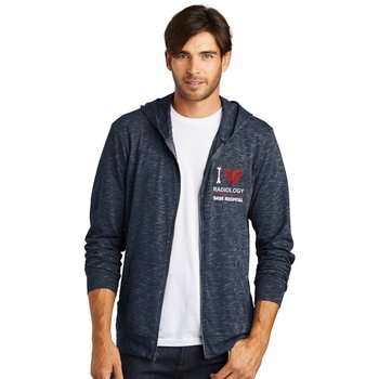 Radiology Team District® Men's Medal Full-Zip Lightweight Hoodie Sweatshirt - Embroidered Personalization Available from Positive Promotions