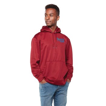 Wicking Fleece Hoodie- Embroidered Personalization Available from Positive Promotions
