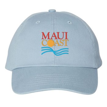 Adult Bio-Washed Classic Dad's Cap- Embroidered Personalization Available from Positive Promotions