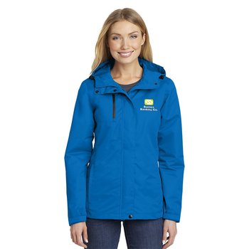 Port Authority® Women's All-Conditions Insulated Parka Jacket - Embroidered Personalization Available from Positive Promotions
