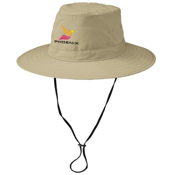 Port Authority® Brim Lifestyle Bucket Hat - Embroidered Personalization Available from Positive Promotions