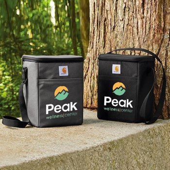 Carhartt® Vertical 12-Can Cooler - Embroidered Personalization Available from Positive Promotions
