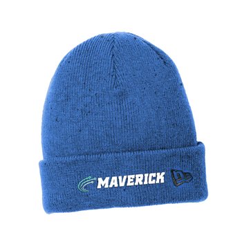New Era® Luxe Speckled Cuffed Knit Beanie - Embroidered Personalization Available from Positive Promotions