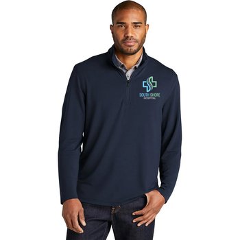 Port Authority® Men's Microterry 1/4-Zip Pullover - Embroidered Personalization Available from Positive Promotions