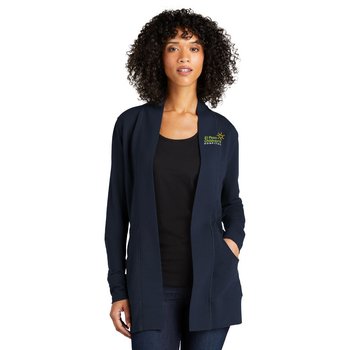 Port Authority® Women's Microterry Cardigan - Embroidered Personalization Available from Positive Promotions