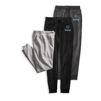 District® V.I.T. Unisex Luxe Lounger Fleece Jogger - Embroidered Personalization Available from Positive Promotions