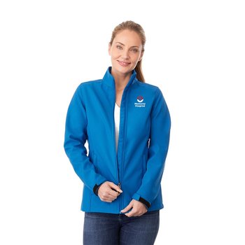 Elevate Women's Maxson Softshell Jacket - Embroidered Personalization Available from Positive Promotions