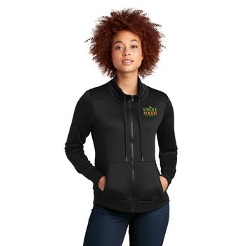 New Era® Women's Performance Terry Full-Zip Cowl - Embroidered Personalization Available from Positive Promotions