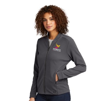 OGIO® Women's Hinge Full-Zip Jacket - Embroidered Personalization Available from Positive Promotions