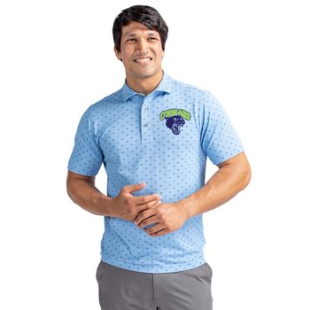 Cutter & Buck® Men's Virtue Eco Pique Tile Print Recycled Polo - Embroidered Personalization Available from Positive Promotions
