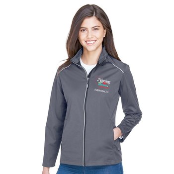 Nurse Appreciation Core 365 Women's Techno Lite Three-Layer Knit Tech-Shell Jacket - Embroidered Personalization Available from Positive Promotions