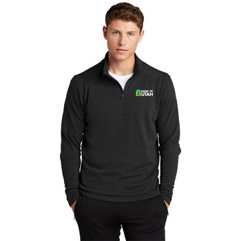 Sport-Tek&reg; Unisex Lightweight French Terry 1/4-Zip Pullover - Embroidered Personalization Available from Positive Promotions
