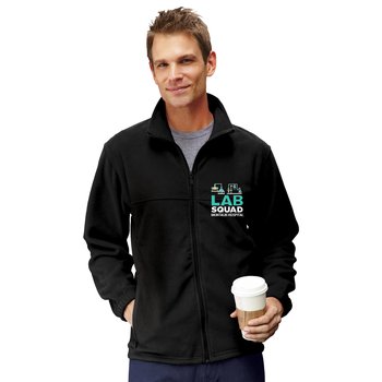 Medical Laboratory Professionals Harriton® Men's Fleece Full-Zip Jacket - Embroidered Personalization Available from Positive Promotions