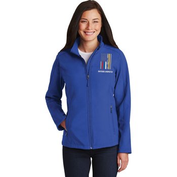 Dispatchers Port Authority® Women's Core Soft-Shell Jacket - Embroidered Personalization Available from Positive Promotions