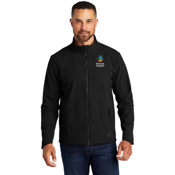 OGIO® Men's Commuter Full-Zip Soft-Shell Jacket - Embroidered Personalization Available from Positive Promotions