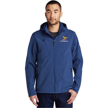 Eddie Bauer® Men's Hooded Soft-Shell Parka - Embroidered Personalization Available from Positive Promotions