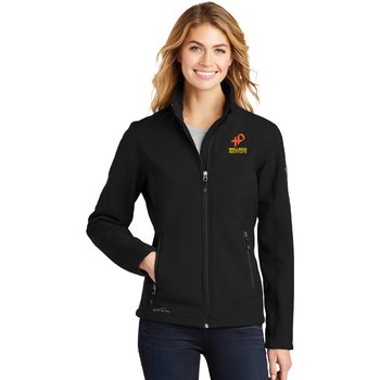 Eddie Bauer® Women's Rugged Ripstop Soft-Shell Jacket - Embroidered Personalization Available from Positive Promotions