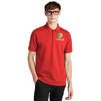 MERCER+METTLE Men's Stretch Heavyweight Pique Polo - Embroidered Personalization Available from Positive Promotions