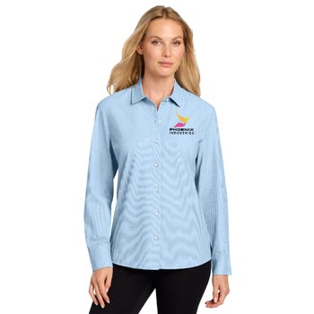 affordable personalized dress shirts for women Van Heusen 13V0114 Women's Silky Poplin Shirt - Black