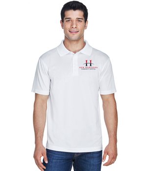 Harriton® Men's Polytech Performance  Polo - Embroidered Personalization Available from Positive Promotions
